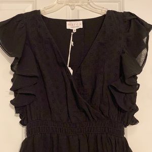 Marea by Liz joy flutter sleeve eyelet dress